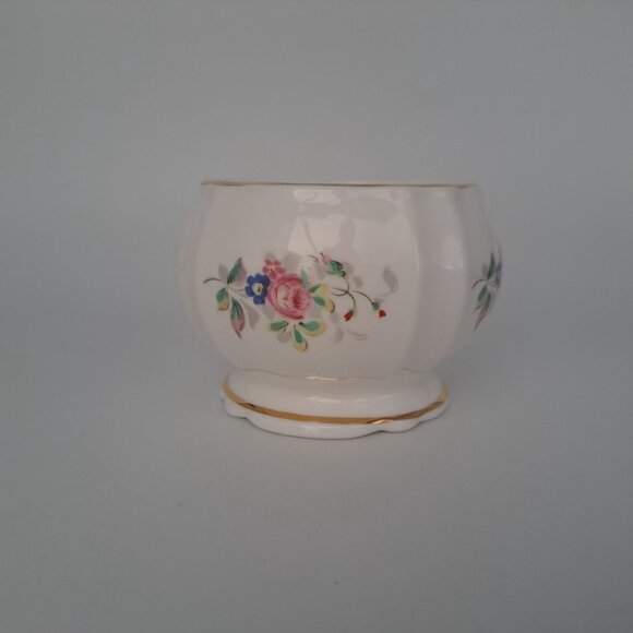 Vintage Royal Stafford Bone China Floral Sugar Bowl - Picture 4 of 8